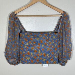 NEW Gilner Farrar Floral Women's Blouse